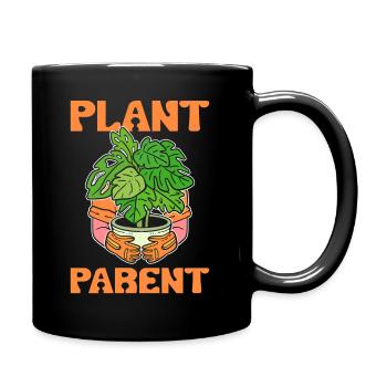 Plant Parent Pflanzenzüchter - Tasse einfarbig - Schwarz - Rechts