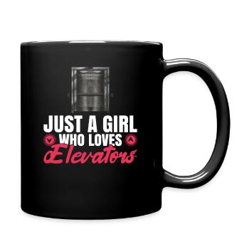 Weibliches Aufzugsmechaniker-design Für - Full Colour Mug - black - Right