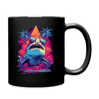 Cadeau Shark Palm Beach Oceanographer Diver - Mug uni - noir - Droite