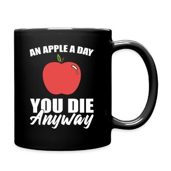 Drôle d’expert en santé diététique - Mug uni - noir - Droite