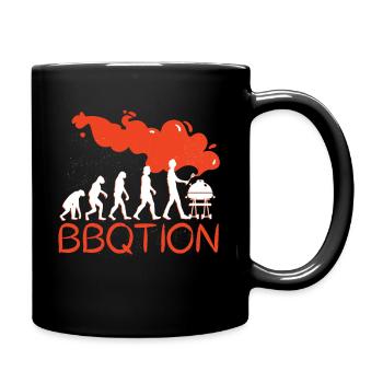 BBQTION - Tasse einfarbig - Schwarz - Rechts