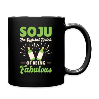 Soju Korean Wine Drink Corée - Mug uni - noir - Droite