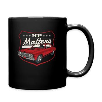 Muscle Car Enthusiast Car Guy Classic Cars Lover - Full Colour Mug - black - Right