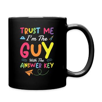 Test Day Teacher Testing Day School Staar Test - Full Colour Mug - black - Right