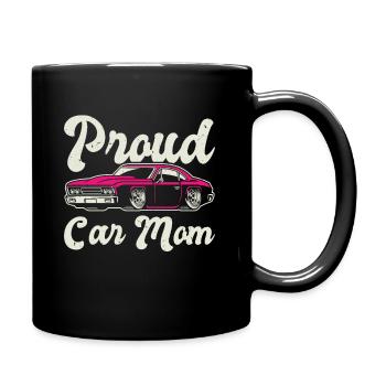 Muscle Car Enthusiast Car Guy Classic Cars Lover - Full Colour Mug - black - Right