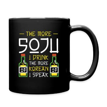 Soju Korean Wine Drink Corée - Mug uni - noir - Droite