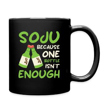 Soju Korean Wine Drink Corée - Mug uni - noir - Droite