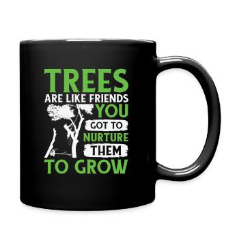 Arborist Tree Cutter Chainsaw Lumberjack - Full Colour Mug - black - Right