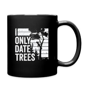 Arborist Tree Cutter Chainsaw Lumberjack - Full Colour Mug - black - Right