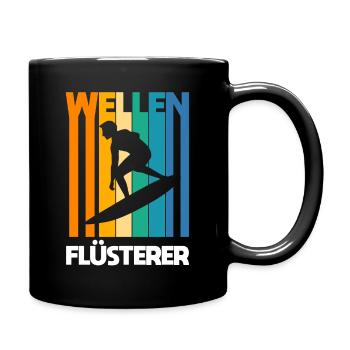 Schullehrerin Lehrerin - Tasse einfarbig - Schwarz - Rechts