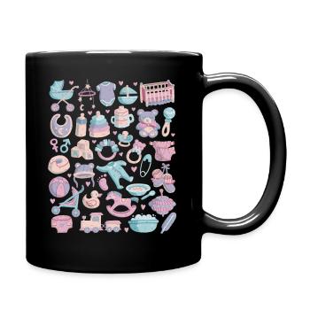 Baby - Full Colour Mug - black - Right