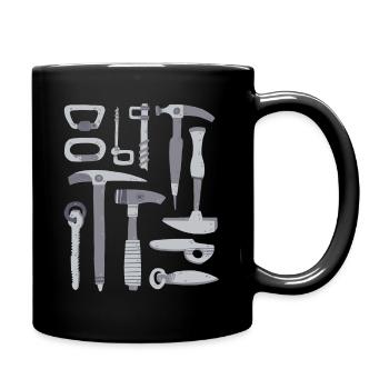 Mountaineering equipment - Full Colour Mug - black - Right