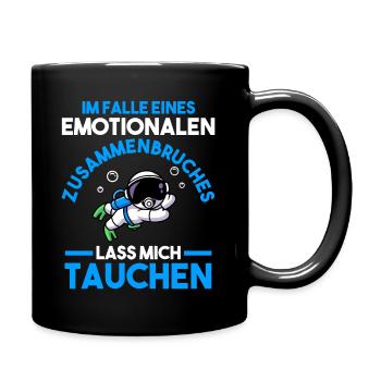 Schullehrer Lehrer - Tasse einfarbig - Schwarz - Rechts