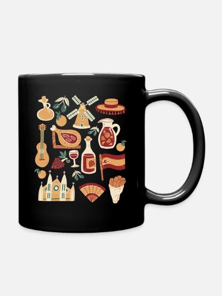 Espagne - Mug uni - noir