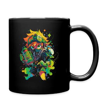 Der Waldjunge: Cooles Design der Gaming-Legende - Tasse einfarbig - Schwarz - Rechts