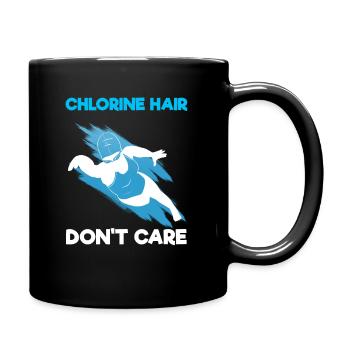 Funny Swimmer Professional Swimmer - Full Colour Mug - black - Right