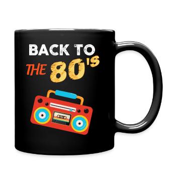 Années 80 nostalgie pour homme ou femme - Mug uni - noir - Droite