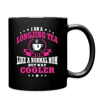 Longjing Tea Mom Outfit for Mother's Day - Full Colour Mug - black - Right