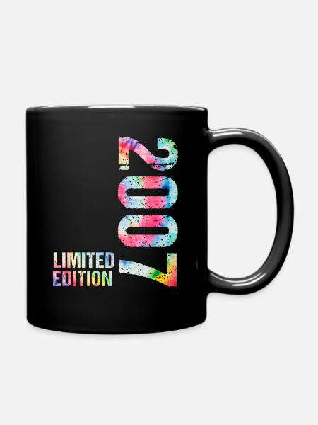 18 JAHRE 18. GEBURTSTAG LIMITED EDITION 2007 - Tasse einfarbig - Schwarz