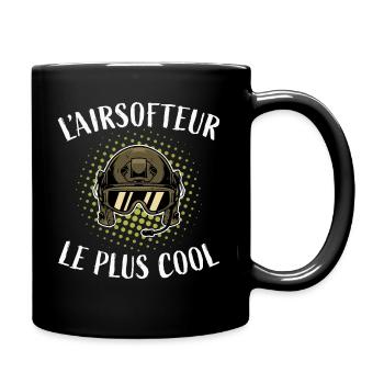 Airsofteur le Plus Cool Tee Shirt Airsoft Softair - Mug uni - noir - Droite