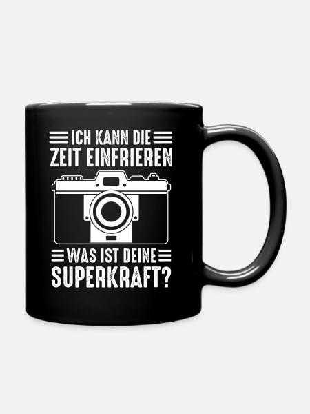 Fotograf Fotografie - Tasse einfarbig - Schwarz