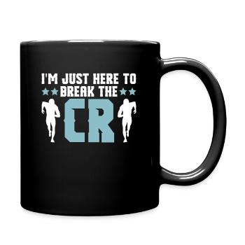 Cc Runner Design Für Einen Xc-läufer, Der - Tasse einfarbig - Schwarz - Rechts