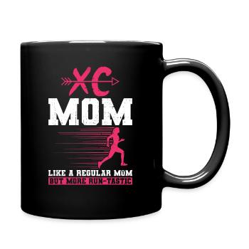 Xc Running Mom Design Für Eine Cross Country - Mug uni - noir - Droite