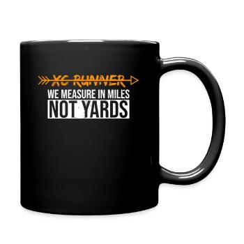 Cc Runner Design Für Einen Xc-läufer, Der - Tasse einfarbig - Schwarz - Rechts
