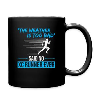 Xc-laufdesign Für Einen Cross-country-trainer - Full Colour Mug - black - Right