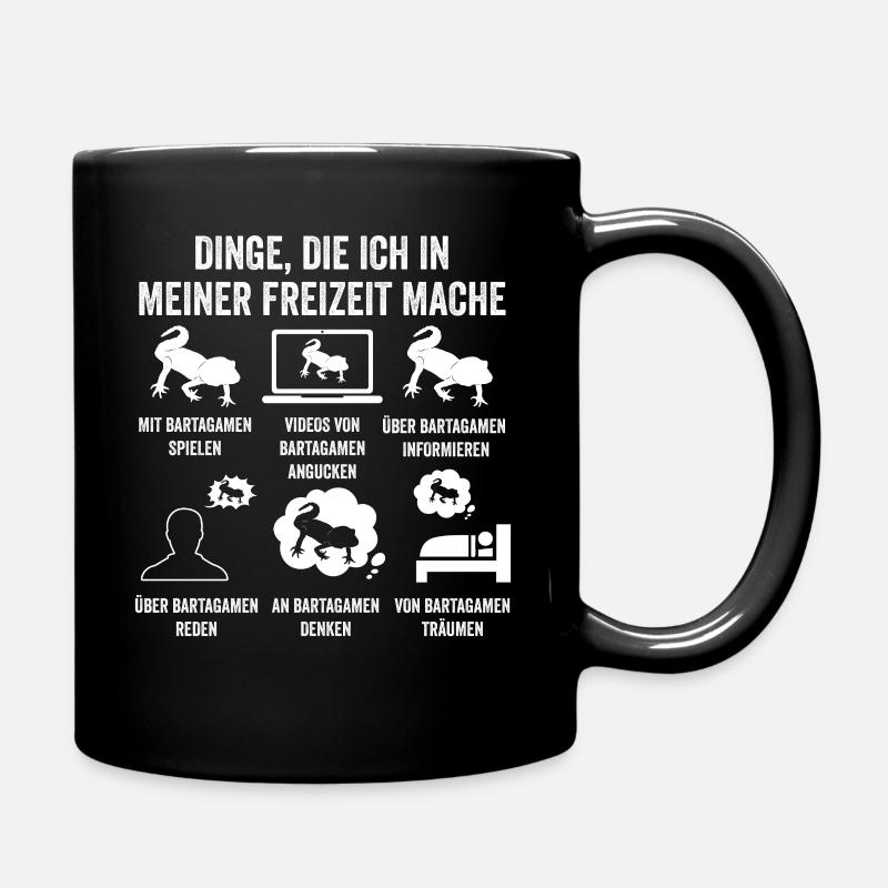 Reptilien Bartagame Bartagamen - Tasse einfarbig - Schwarz