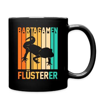 Reptilien Bartagame Bartagamen - Tasse einfarbig - Schwarz - Rechts
