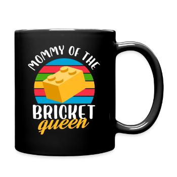 Maman de la reine des briques - Mug uni - noir - Droite