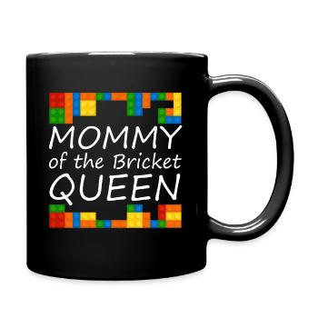 Maman de la reine des briques - Mug uni - noir - Droite