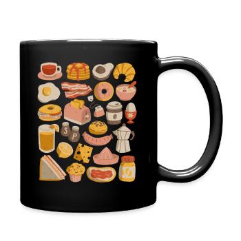 Breakfast & Brunch - Full Colour Mug - black - Right