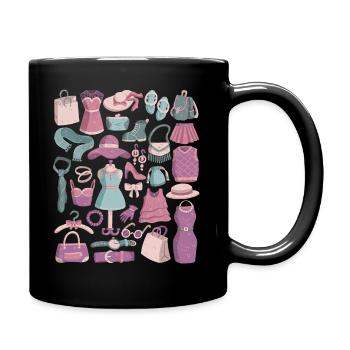 Boutique, Fashion, Shopping & Mode - Tasse einfarbig - Schwarz - Rechts