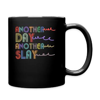Another Day Another Slay Motivational - Full Colour Mug - black - Right