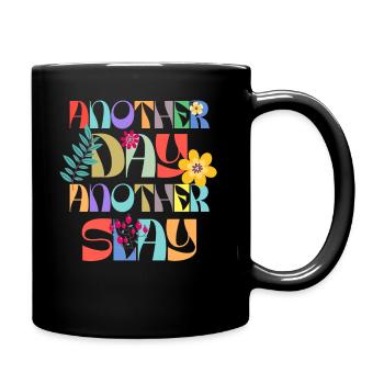 Another Day Another Slay Motivational - Full Colour Mug - black - Right