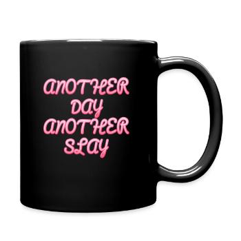 Another Day Another Slay Motivational - Full Colour Mug - black - Right