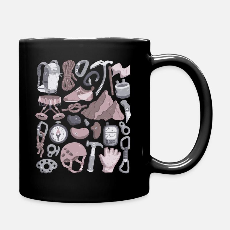 Escalade et alpinisme - Mug uni - noir