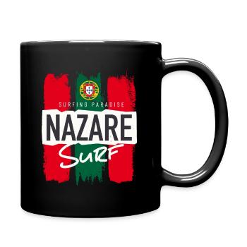 Nazare Surf Paradise Portugal - Mug uni - noir - Droite