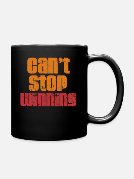 Can't Stop Winning - Full Colour Mug - black