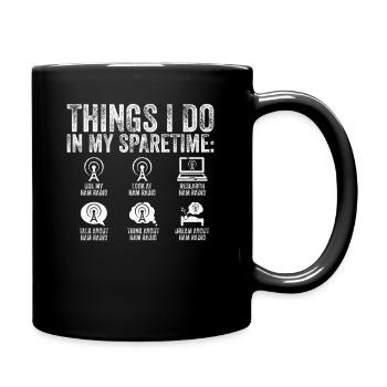 Amateurfunk-design Für Lizenzierte - Mug uni - noir - Droite