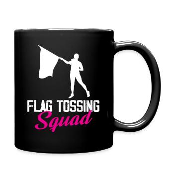 Flag tossing squad - Full Colour Mug - black - Right