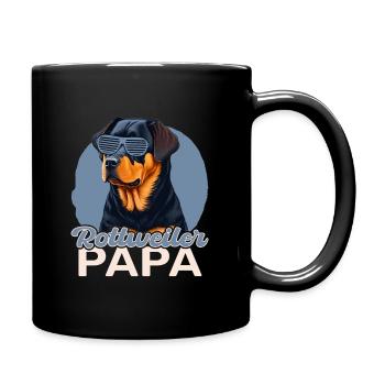 Rottweiler Papa - Mug uni - noir - Droite
