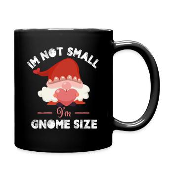 I'm not small I'm gnome size - Full Colour Mug - black - Right