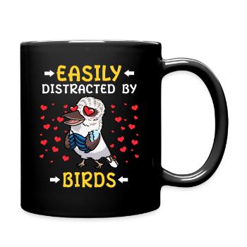 Laughing Hans Vogel Jägerliest - Mug uni - noir - Droite