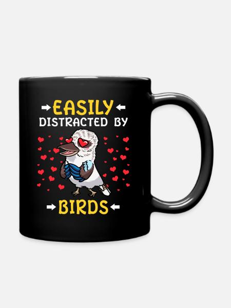 Lachender Hans Vogel Jägerliest - Tasse einfarbig - Schwarz