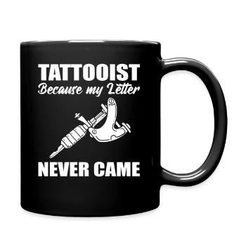 Tattoo Lover Humor Tattoo Artist - Full Colour Mug - black - Right
