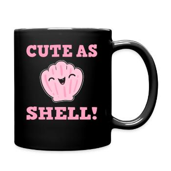 Jeu de mots Thalassophile - Mug uni - noir - Droite