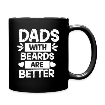 Dads With Beards Are Better - Full Colour Mug - black - Right